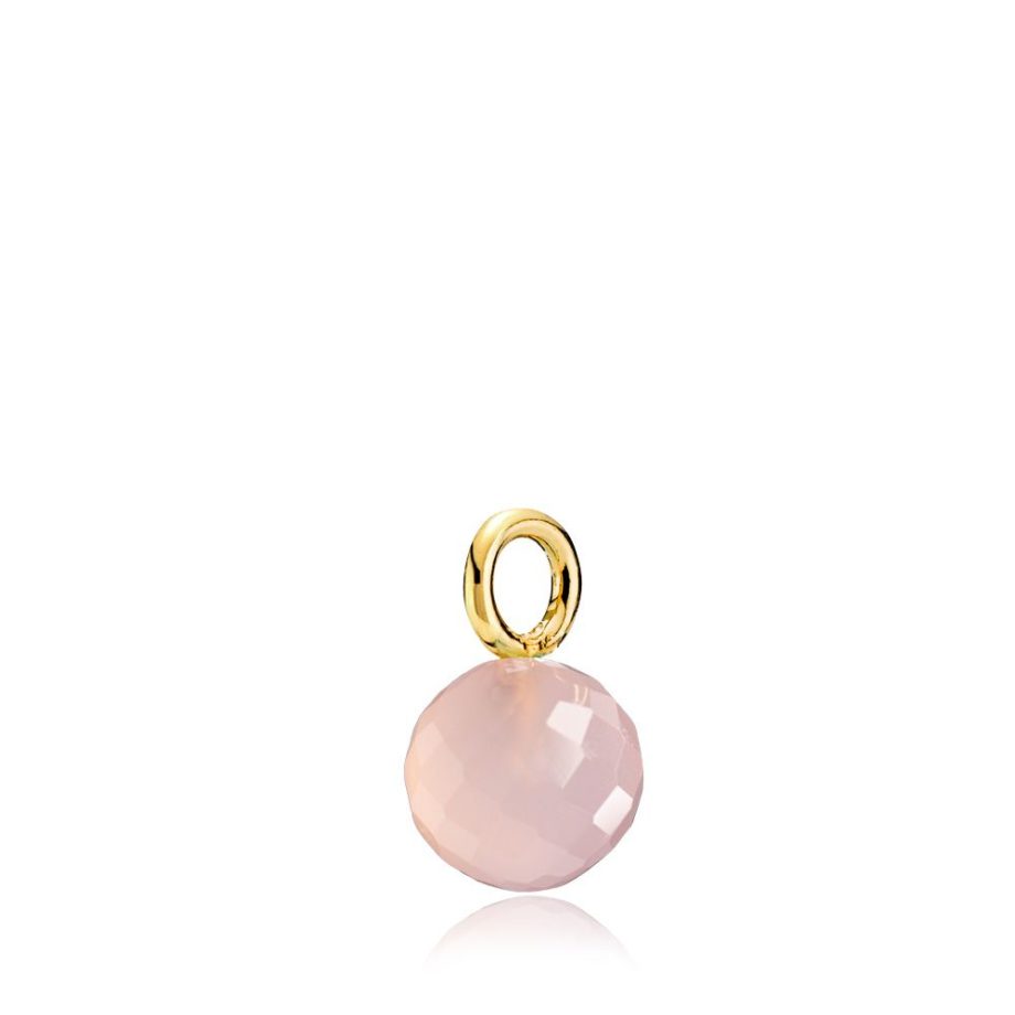 Marble - Pink Pendant Gold Plated