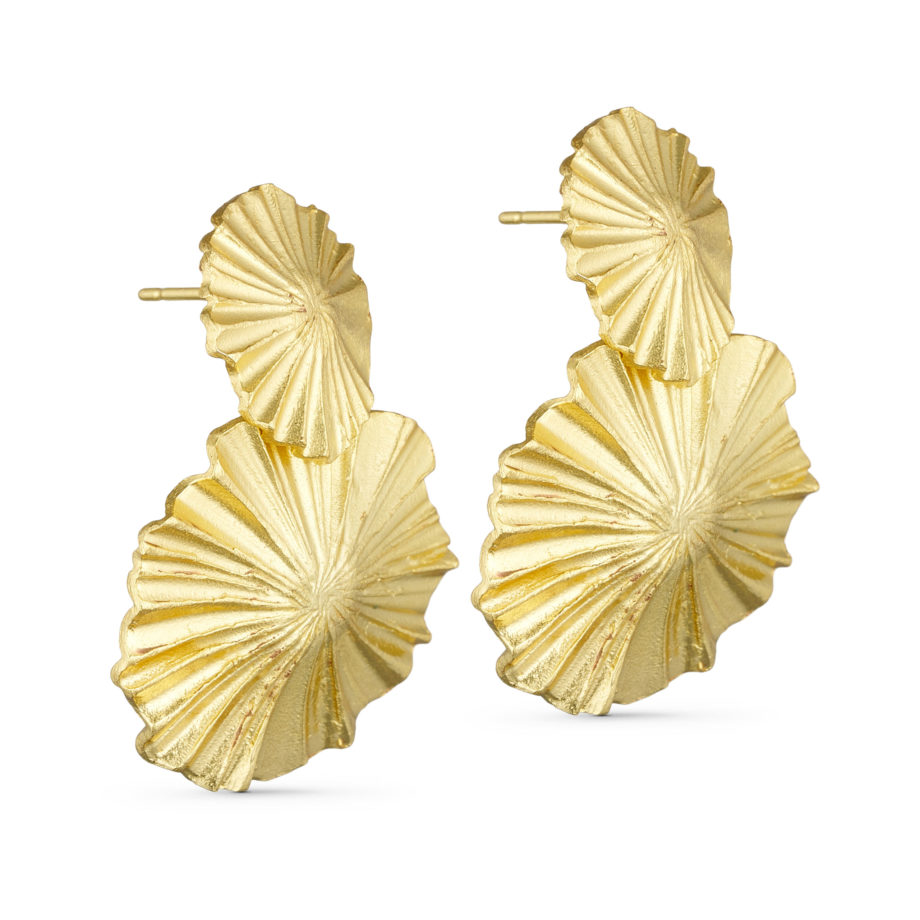 Statement Earrings Gold Plated